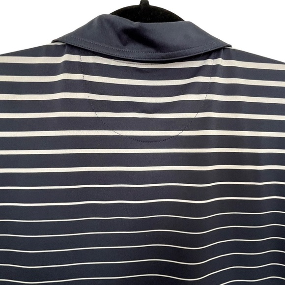 Ping Auburn University Navy Striped Polo Size Large - Picture 6 of 12